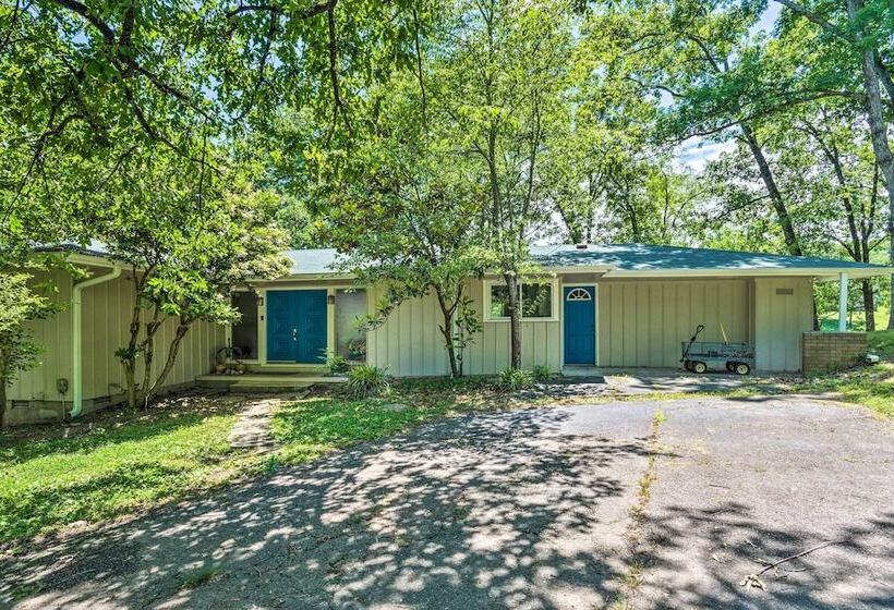 Updated Deck & Dock: Lakefront Home In Hot Springs