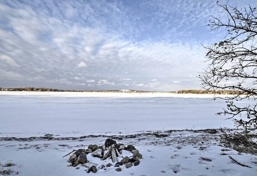 Lakeview 10 Acre Kimball Cabin W/ Private Beach!