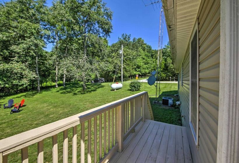 Modern Eckerty Home W/ Deck On Patoka Lake!