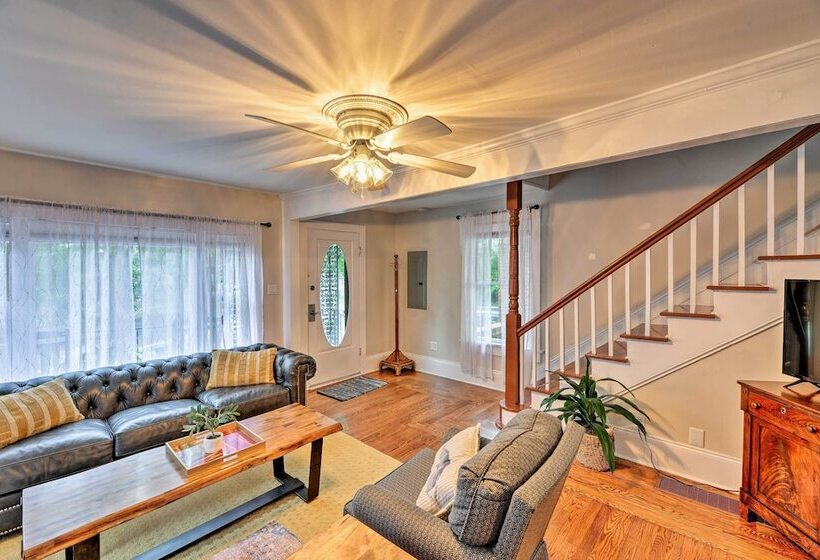 New Bern Home W/yard, Grill+walkable Location