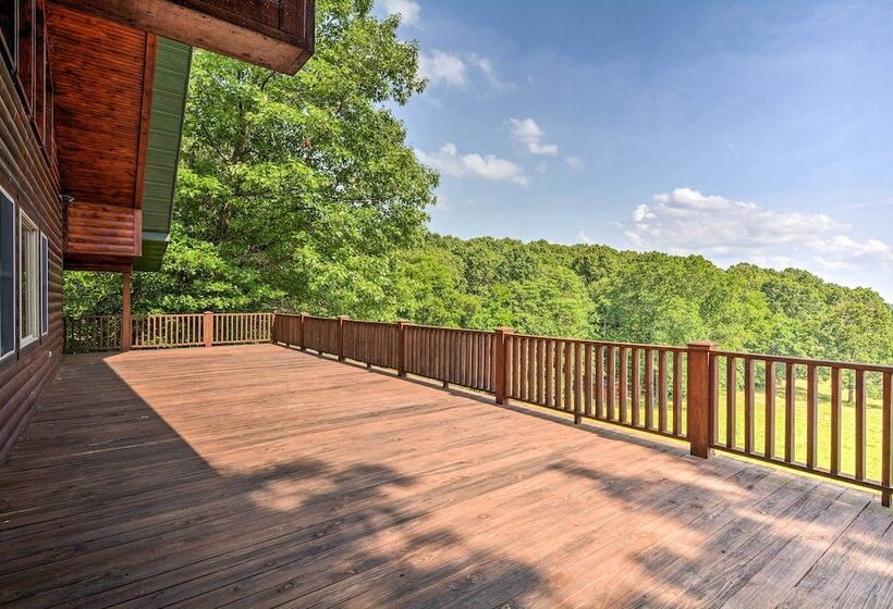Spacious Log Cabin In Fairland, 1 Mi To Grand Lake