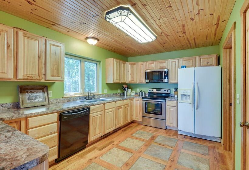 Spacious Log Cabin In Fairland, 1 Mi To Grand Lake