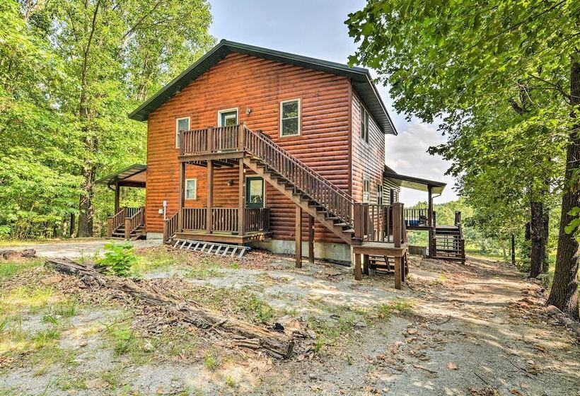 Spacious Log Cabin In Fairland, 1 Mi To Grand Lake