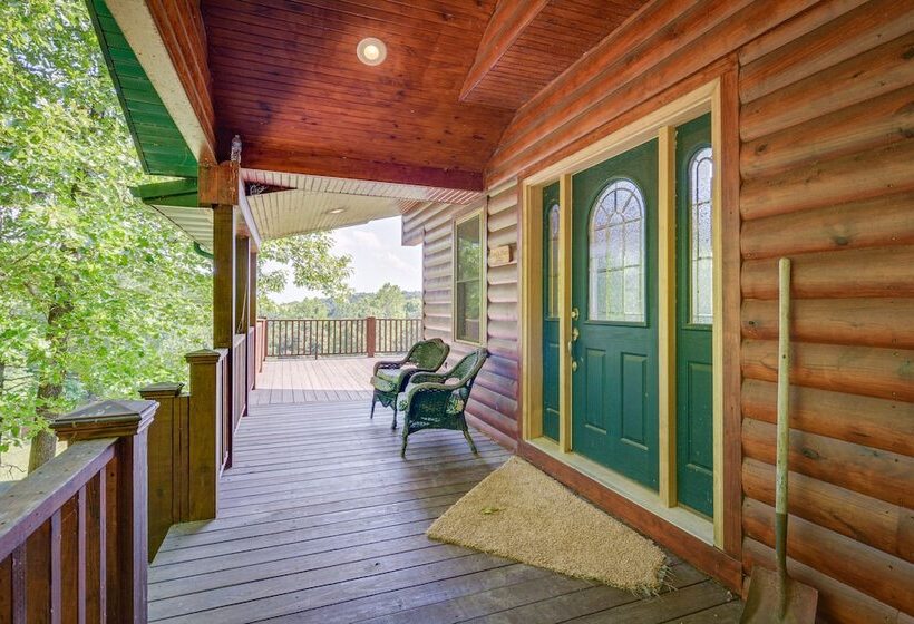 Spacious Log Cabin In Fairland, 1 Mi To Grand Lake