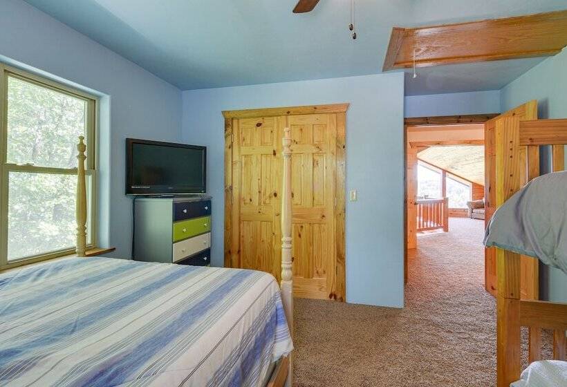 Spacious Log Cabin In Fairland, 1 Mi To Grand Lake