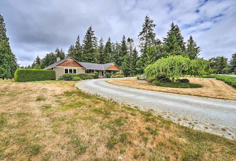 Peaceful Ranch Style Camano Home On 5 Acres!