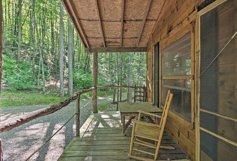 Pisgah Forest  The Oak  Cabin W/deck By Creek