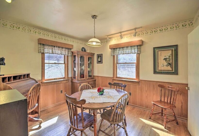 Quaint Creekside Home W/ Spacious Deck & Yard