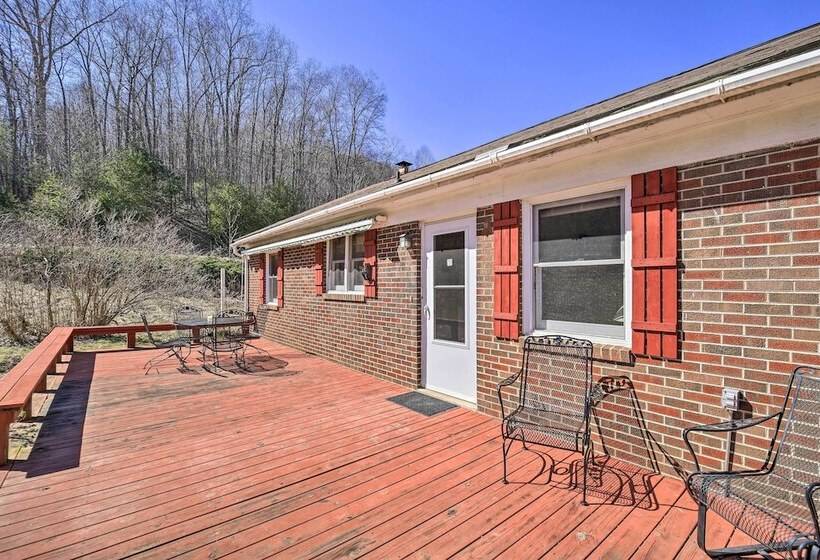 Quaint Creekside Home W/ Spacious Deck & Yard