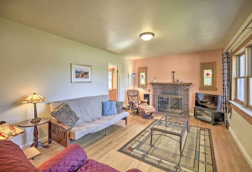 Quaint Creekside Home W/ Spacious Deck & Yard