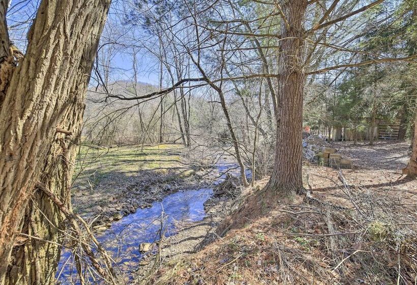 Quaint Creekside Home W/ Spacious Deck & Yard