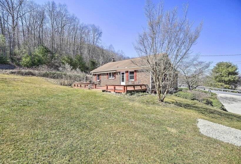 Quaint Creekside Home W/ Spacious Deck & Yard