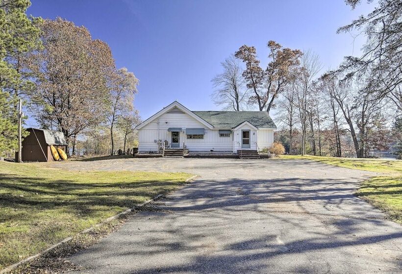 Retro Rhinelander Lake Retreat W/ Fire Pit!