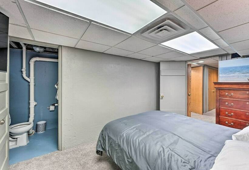 Riverfront Rockford Home W/ Fire Pit & Deck!