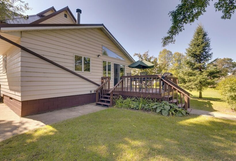 Riverfront Shawano Home W/ Private Backyard!