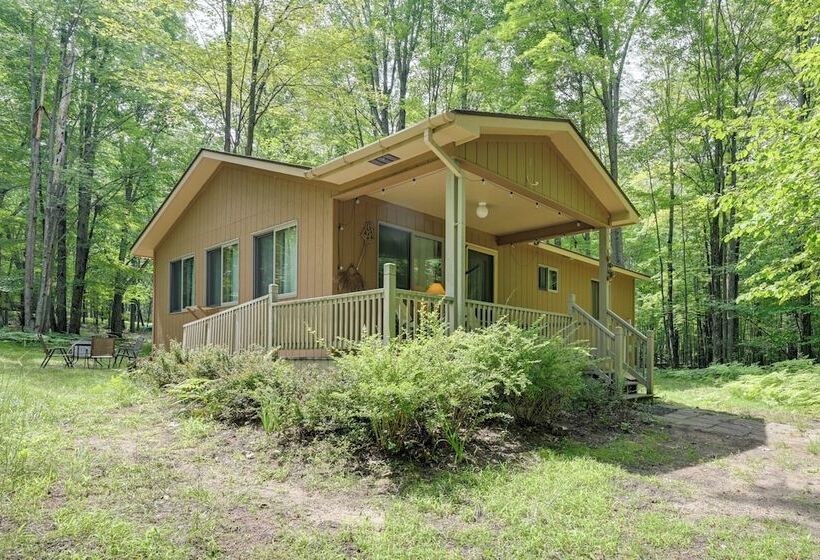 Secluded Farwell Cabin W/ Fire Pit & Gas Grill!