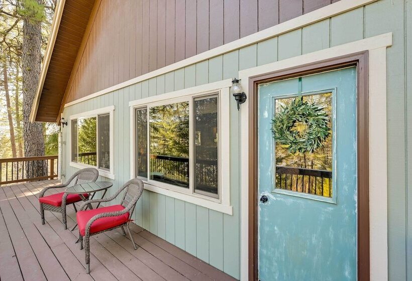 Secluded Garden Valley Cabin W/ Deck & Views!