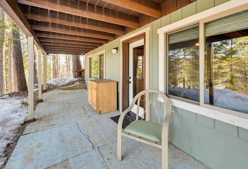 Secluded Garden Valley Cabin W/ Deck & Views!