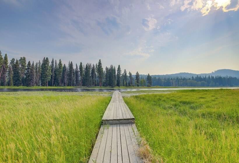Hike, Bike & Boat: Cabin W/ Dock On Seeley Lake!