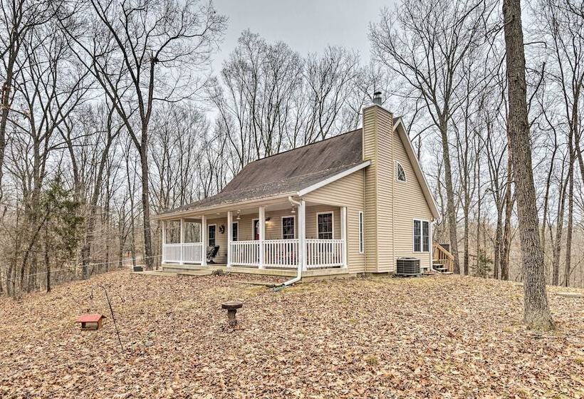 Serene Bloomington Home: Deck & Forest Views