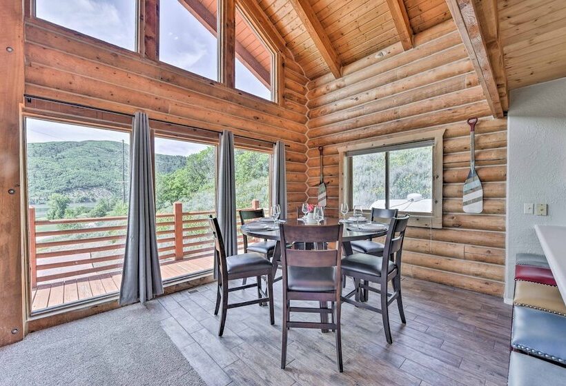 Spacious Hilltop Cabin W/ Deck & Scenic Views!