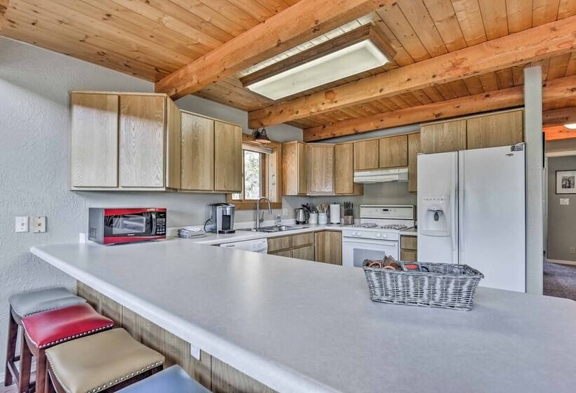 Spacious Hilltop Cabin W/ Deck & Scenic Views!