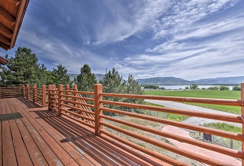 Spacious Hilltop Cabin W/ Deck & Scenic Views!