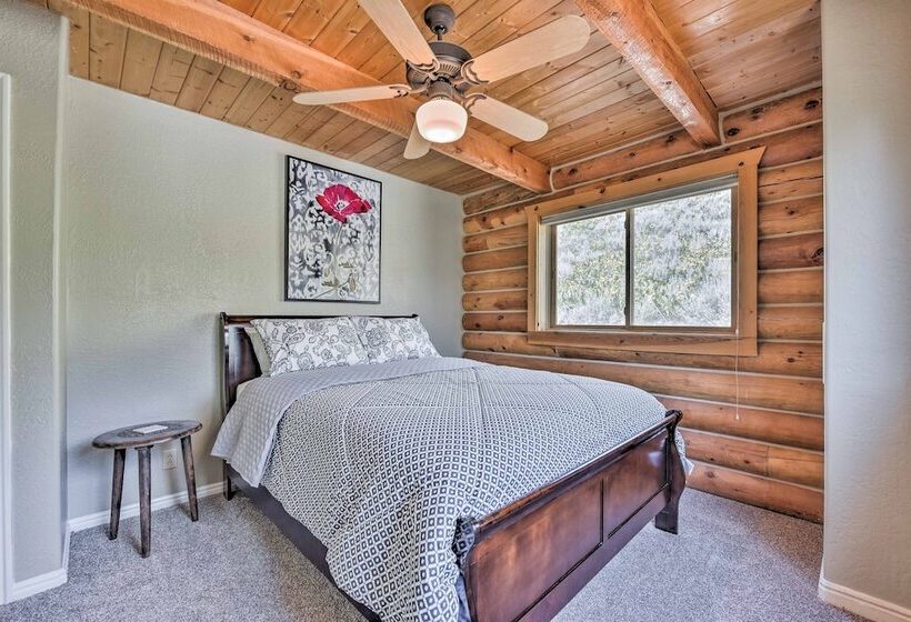 Spacious Hilltop Cabin W/ Deck & Scenic Views!