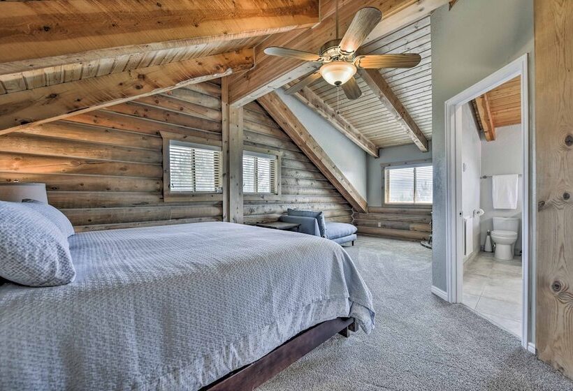 Spacious Hilltop Cabin W/ Deck & Scenic Views!