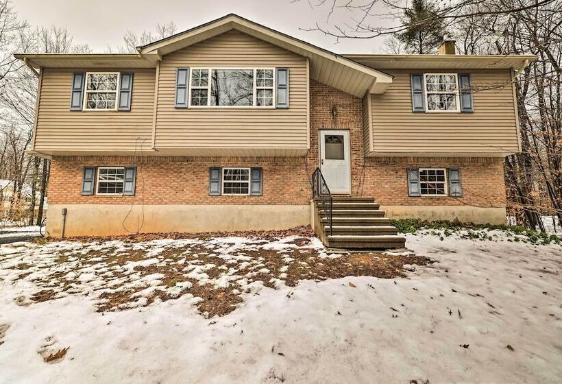 Spacious Long Pond Home: Game Room + Hot Tub!