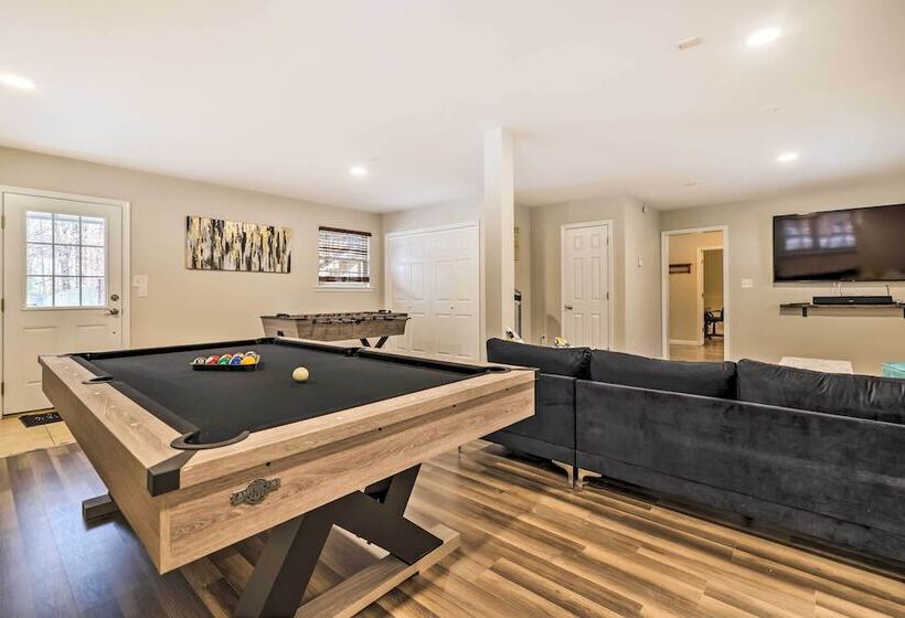 Spacious Long Pond Home: Game Room + Hot Tub!