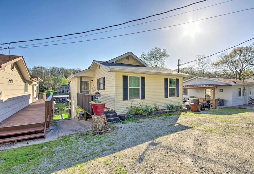 Boat Slip, Fire Pit: Lakefront Sunrise Beach Home!