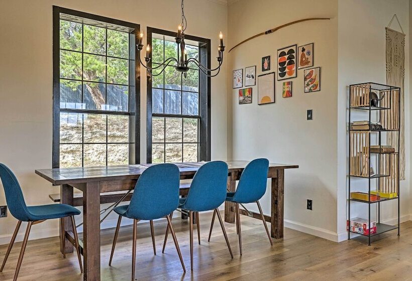 Trendy Fredericksburg Pad W/ Pool & Valley Views!