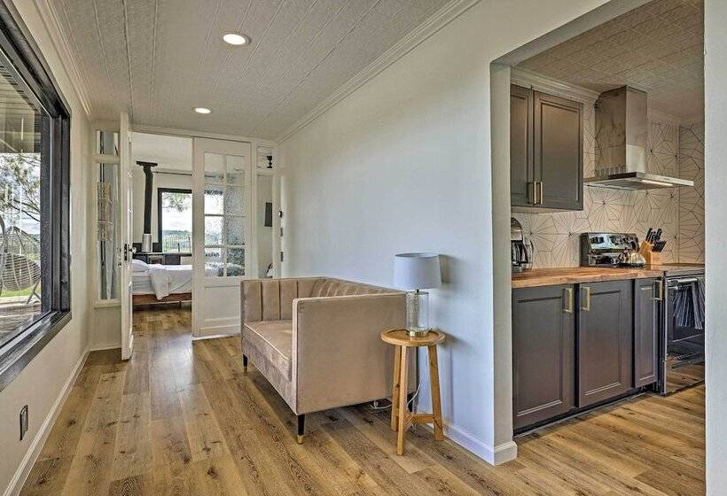 Trendy Fredericksburg Pad W/ Pool & Valley Views!