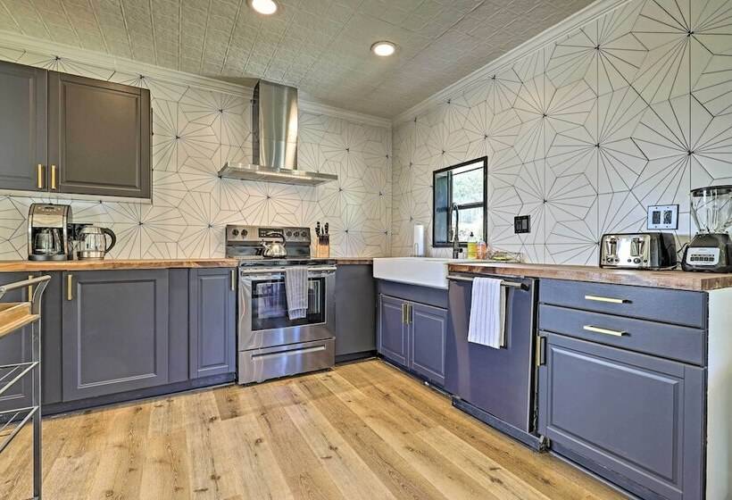 Trendy Fredericksburg Pad W/ Pool & Valley Views!