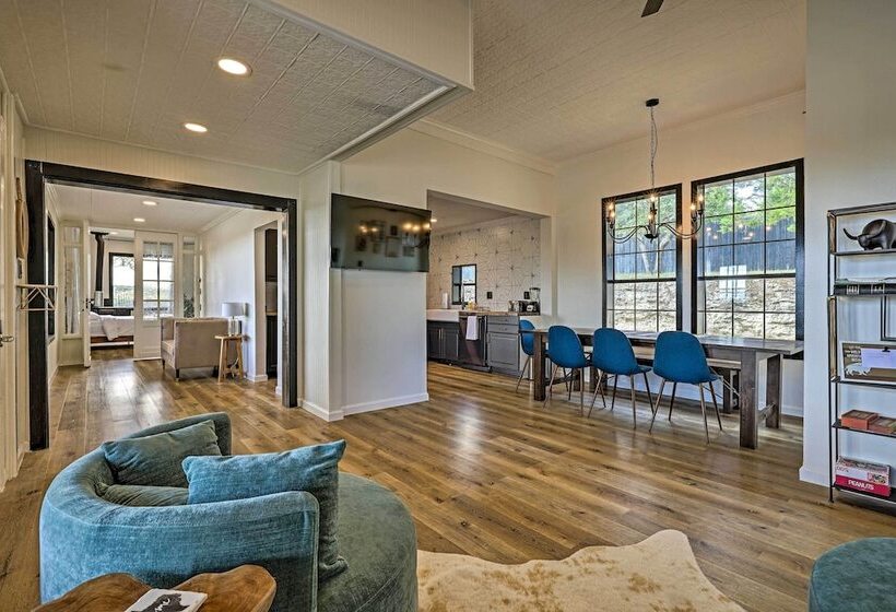 Trendy Fredericksburg Pad W/ Pool & Valley Views!