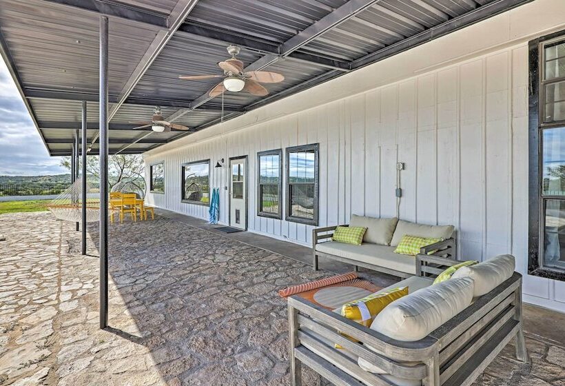 Trendy Fredericksburg Pad W/ Pool & Valley Views!