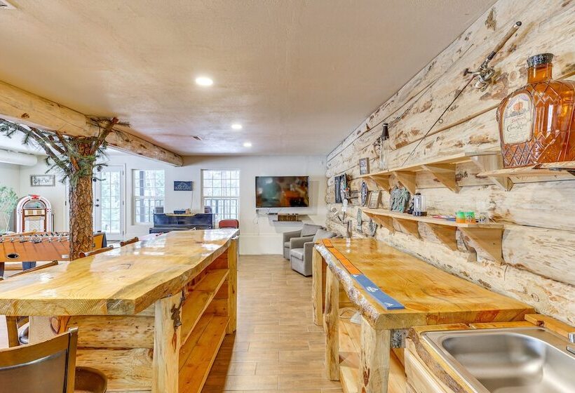 Updated Garden Valley Home W/ Fire Pit & Game Room