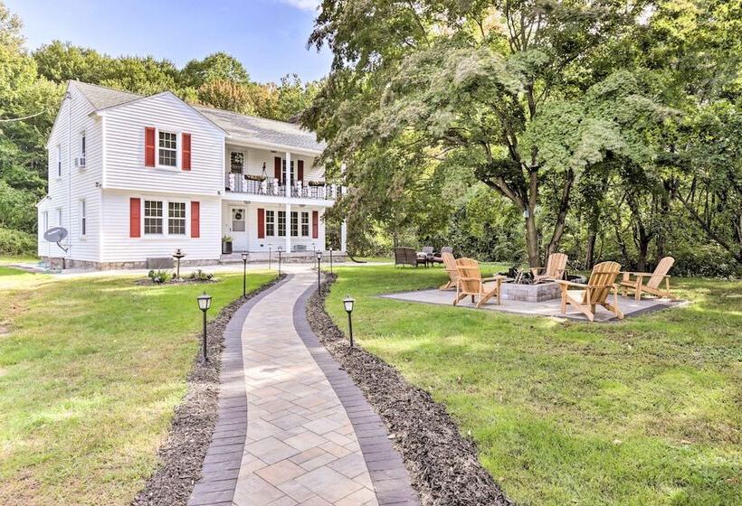 Upscale Waterbury Retreat W/ Indoor Hot Tub!