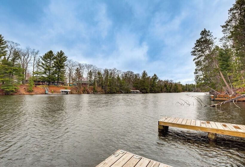 Waterfront Eagle River Lake Home W/ Boat Dock