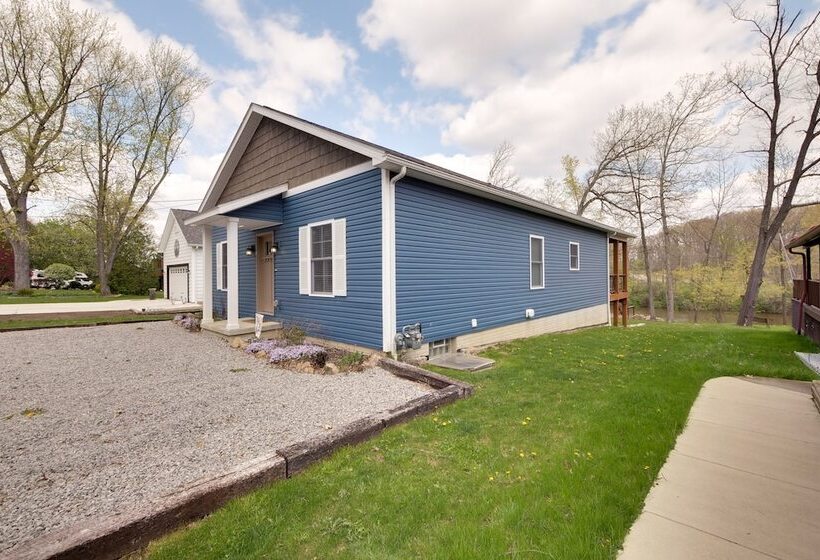 Waterfront Home On Lake Milton: Dock, Hot Tub