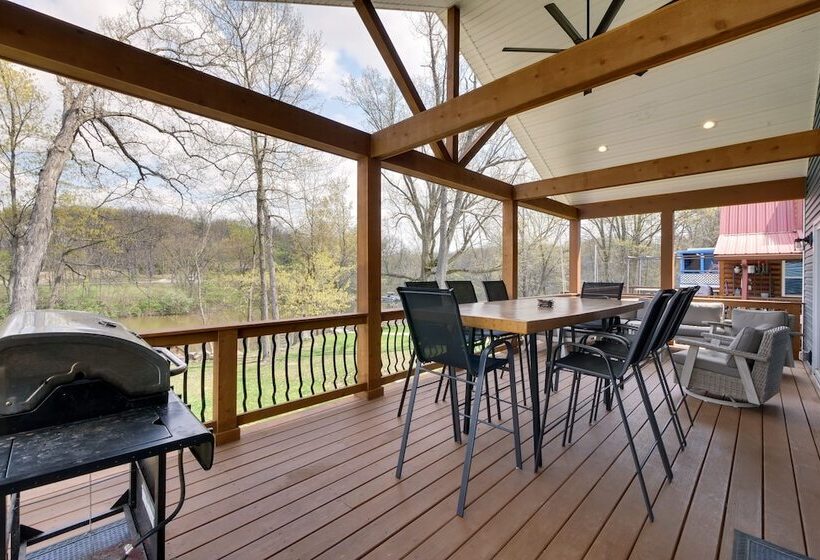 Waterfront Home On Lake Milton: Dock, Hot Tub