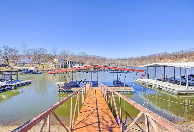 Waterfront Lake Of The Ozarks Cabin W/ Boat Dock!