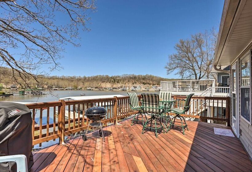 Waterfront Lake Of The Ozarks Cabin W/ Boat Dock!