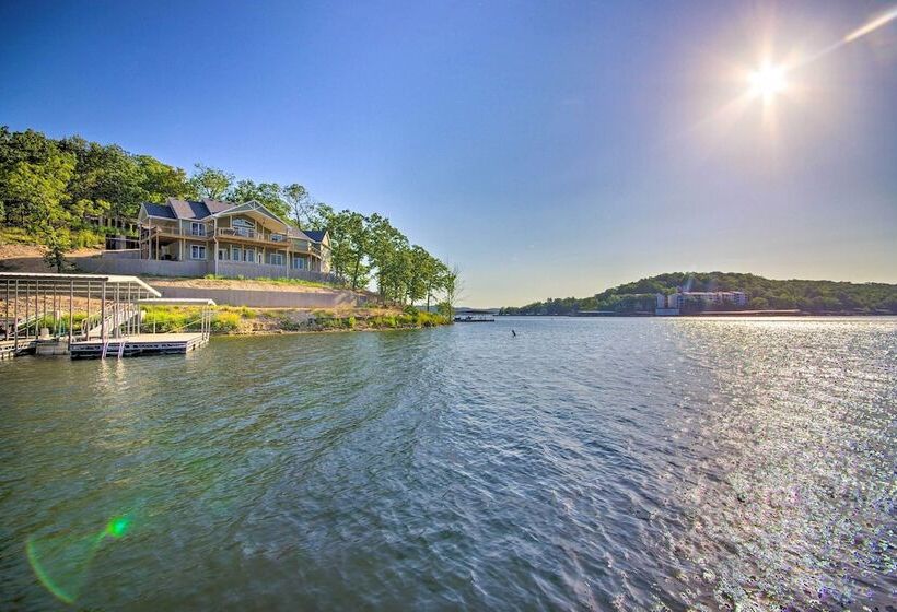Waterfront Lake Ozark Home W/ Deck & Grill!