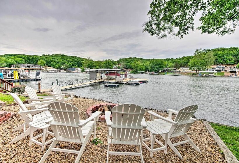 Waterfront Lake Ozark Home W/ Decks, Fire Pit