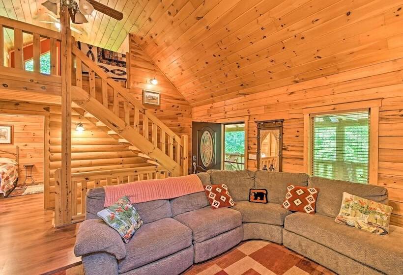 Rustic Andrews Cabin Rental W/ Deck + Fire Pit!
