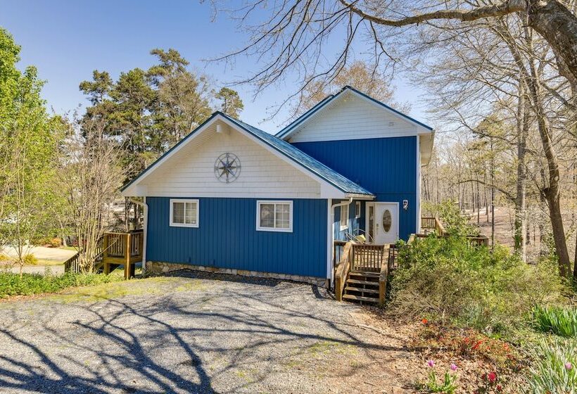 Badin Lake Cabin W/ Dock & 2 Story Boat Slip!