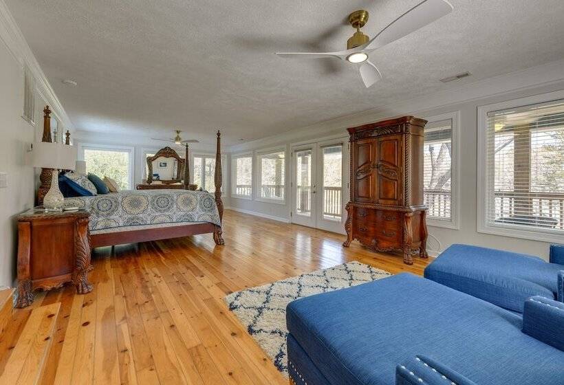 Badin Lake Cabin W/ Dock & 2 Story Boat Slip!