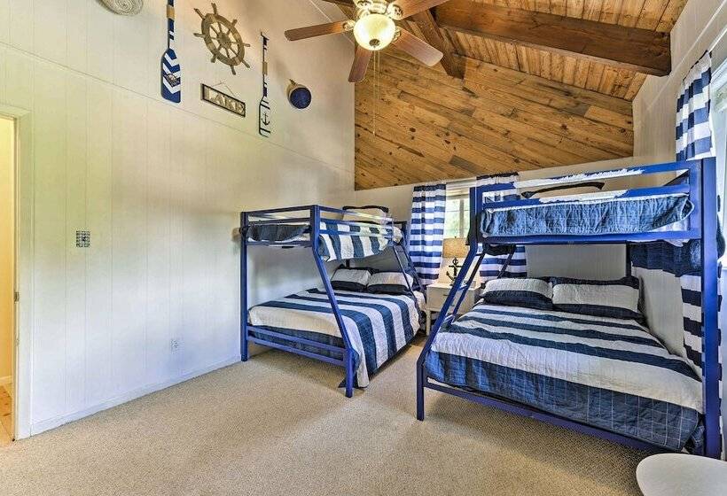 Badin Lake Cabin W/ Dock & 2 Story Boat Slip!